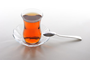 Turkish Tea and special glass-Türk Çayı