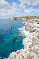Fototapeta premium Klippen um Cala en Turqueta - Menorca