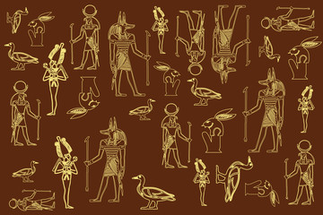 elements of the Egyptian illustration