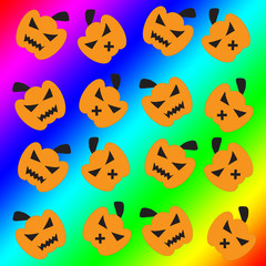 Pumpkin of frame