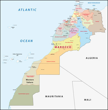 Marokko, Administrativ