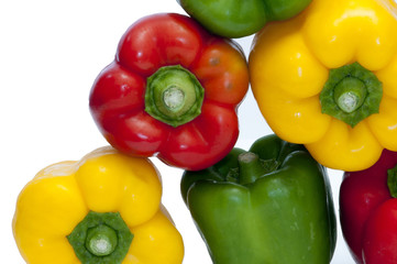 colored fresh pepper