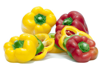 colored fresh pepper