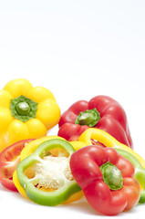 colored fresh pepper