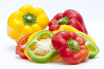 colored fresh pepper