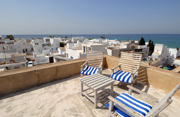 vue des remparts d'Hammamet