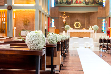 church ready for wedding