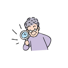 おばあちゃんとルーペ