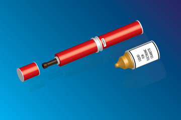 electronic cigarette and liquid