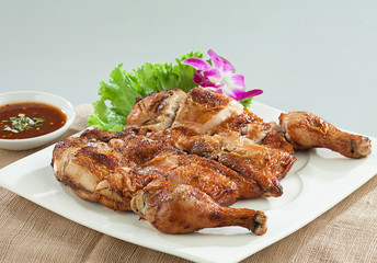 Grilled chicken a favorite thai food menu