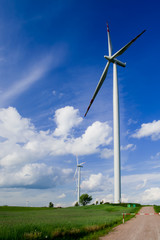 Fototapeta Wind turbines obraz