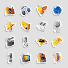Icons for media and music