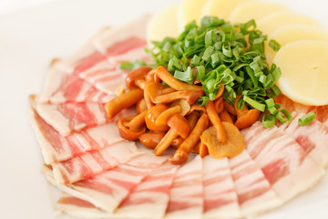 appetizer with mushroom