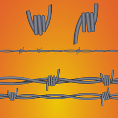 Fork Wire Vector Illustrations