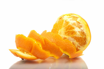 Orange with Shell isolated