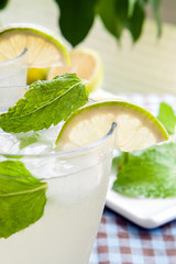 lemon and mint