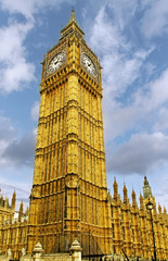 Fototapeta na wymiar Big Ben Tower w Londynie.