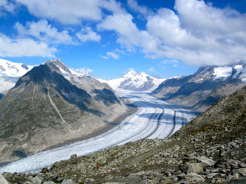 Schweizer Aletsch-Gletscher