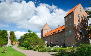 Backaskog castle in summer light