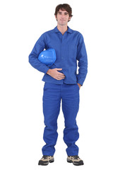 Naklejka premium Portrait of a tradesman