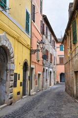 Alleyway. Civita Castellana. Lazio. Italy.