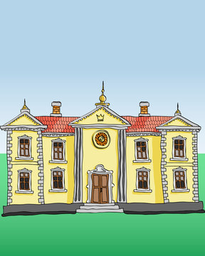 Royal palace vector