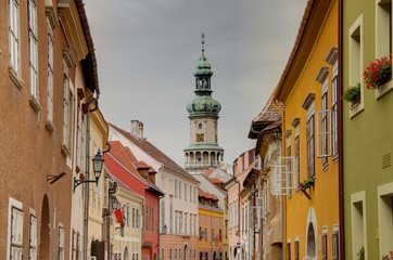 rue de veszprem en hongrie