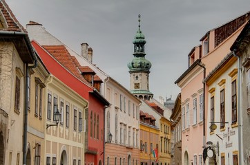 rue de veszprem en hongrie