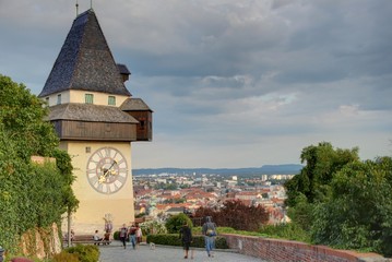 tour de l'horloge à graz