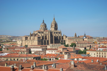 Fototapeta na wymiar Aerial view of Salamanca
