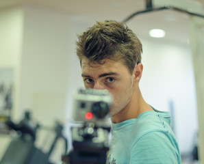 Filming - camera man