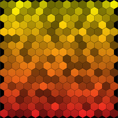 Seamless abstract hexagon background. Vector