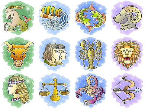 Zodiac Icon Set