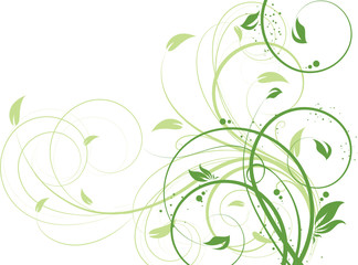 Abstract floral background