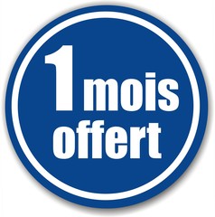 bouton 1 mois offert