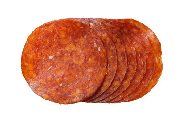 Sausage with pepper.