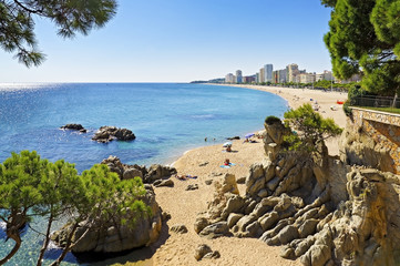 Beautiful beach in Spain (Platja d’Aro).