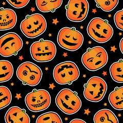 halloween pumpkin pattern