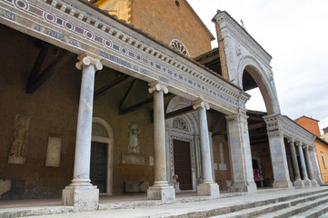 Cathedral of Civita Castellana. Lazio. Italy.