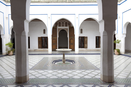 Room in Palais de la Bahia Marrakech Morocco