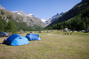 camping a Pont - Valsavaranche