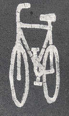 bike road sign