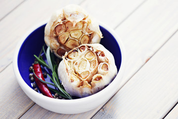 roasted garlic