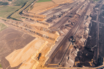 Fototapeta premium Braunkohletagebau