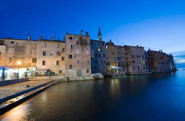 Rovinj after sunset