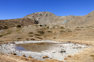 Site, black lakes and Gignoux,  France