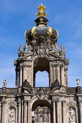 Detail of the Zwinger in Dresden