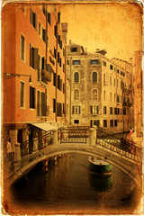 Obraz na płótnie Canvas Wenecja, widok na kanał