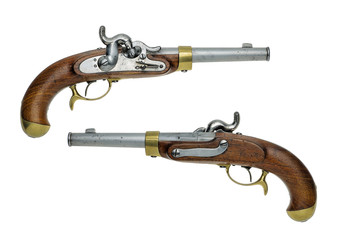 antike preu&szlig;ische Perkussionsspistole