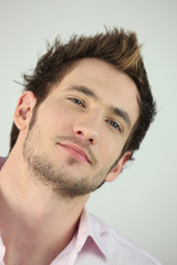 Fototapeta premium Arrogant young businessman